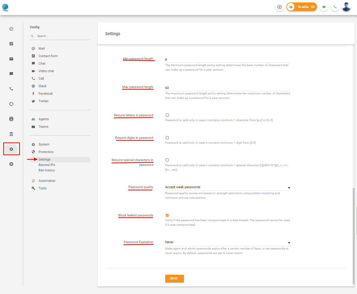 How To Define Password Requirements